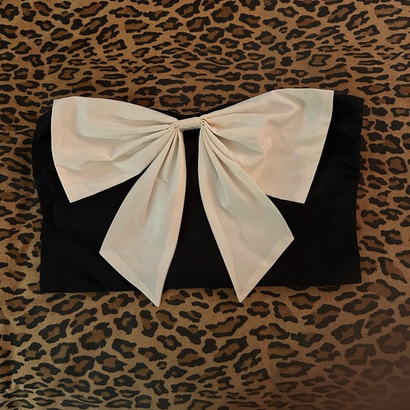 STAUD Atticus Bow-Detailed Top - Picture 4 of 7